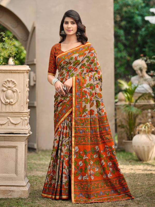 Lakhani kalamkari art  Wholesale sarees online